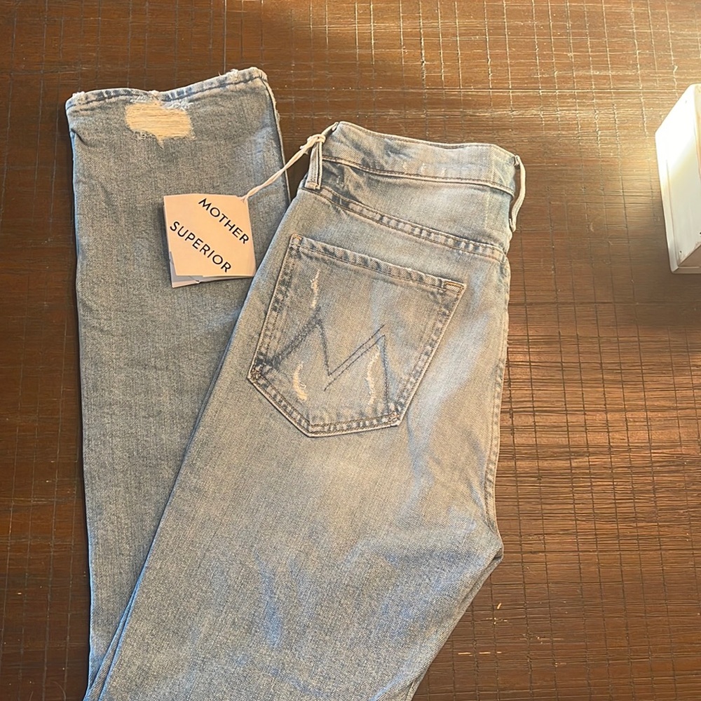 MOTHER High Waisted Rider Skimp SZ 28